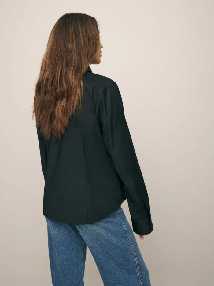Reformation Tops Jodie Shirt Es Black 8211 Women
