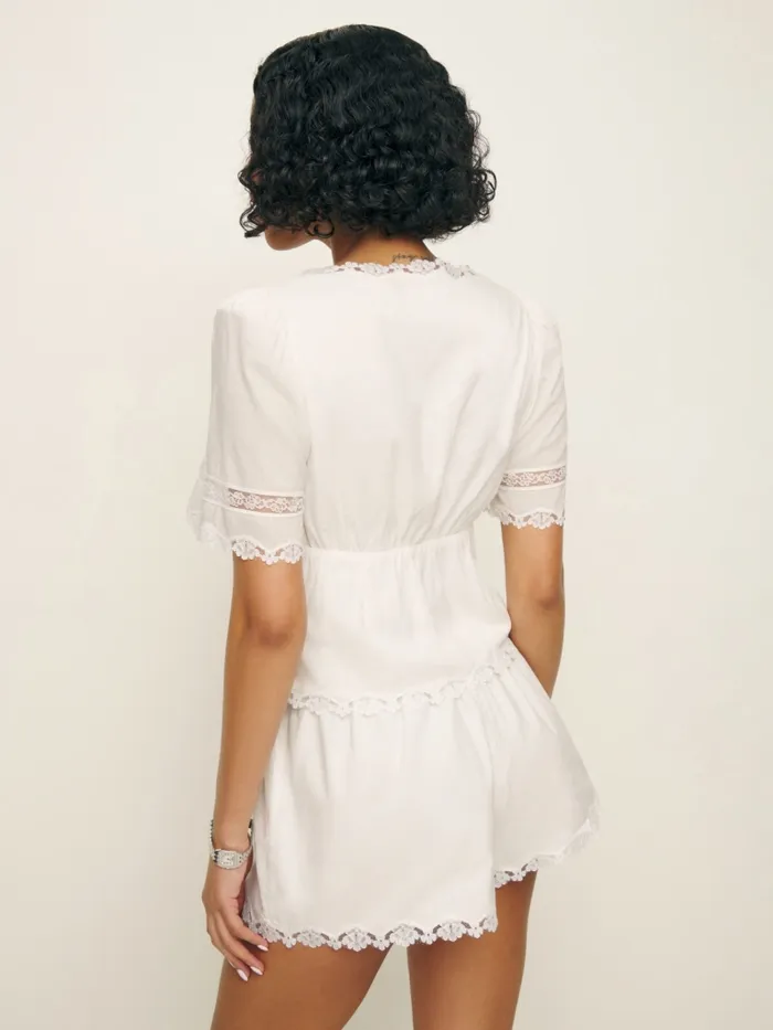 Reformation Tops Margot Top White 8211 Women