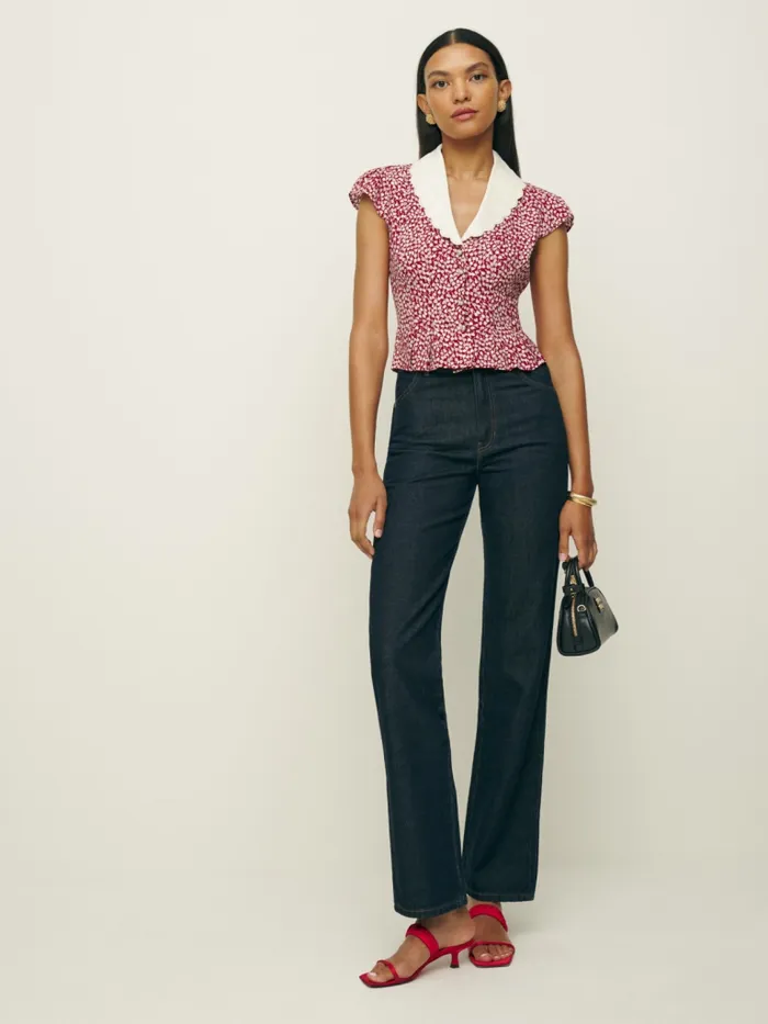Reformation Tops Palermo Top Roja 8211 Women
