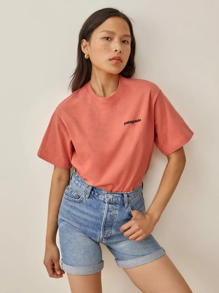 Reformation Tops Patagonia Men039s P6 Logo Responsibilitee Coho Coral 8211 Women Reformation Tops Patagonia Men039s P6 Logo Responsibilitee Coho Coral 8211 Women