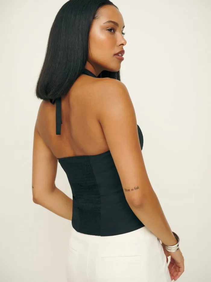 Reformation Tops Rihanna Top Black 8211 Women Reformation Tops Rihanna Top Black 8211 Women