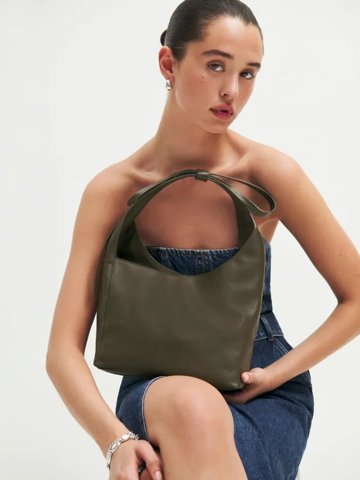 Reformation Totes Small Vittoria Tote Truffle 8211 Women Reformation Totes Small Vittoria Tote Truffle 8211 Women