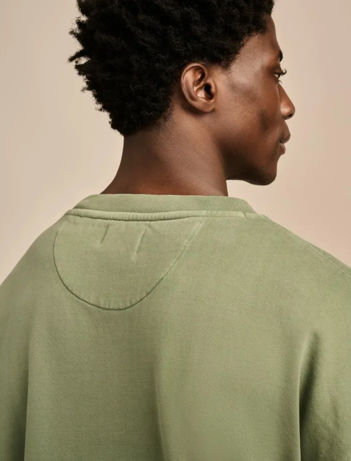 Relaxed Fleece Crew Laurel Wreath Men Lucky Brand Activewear