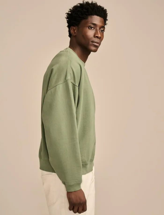 Relaxed Fleece Crew Laurel Wreath Men Lucky Brand Activewear