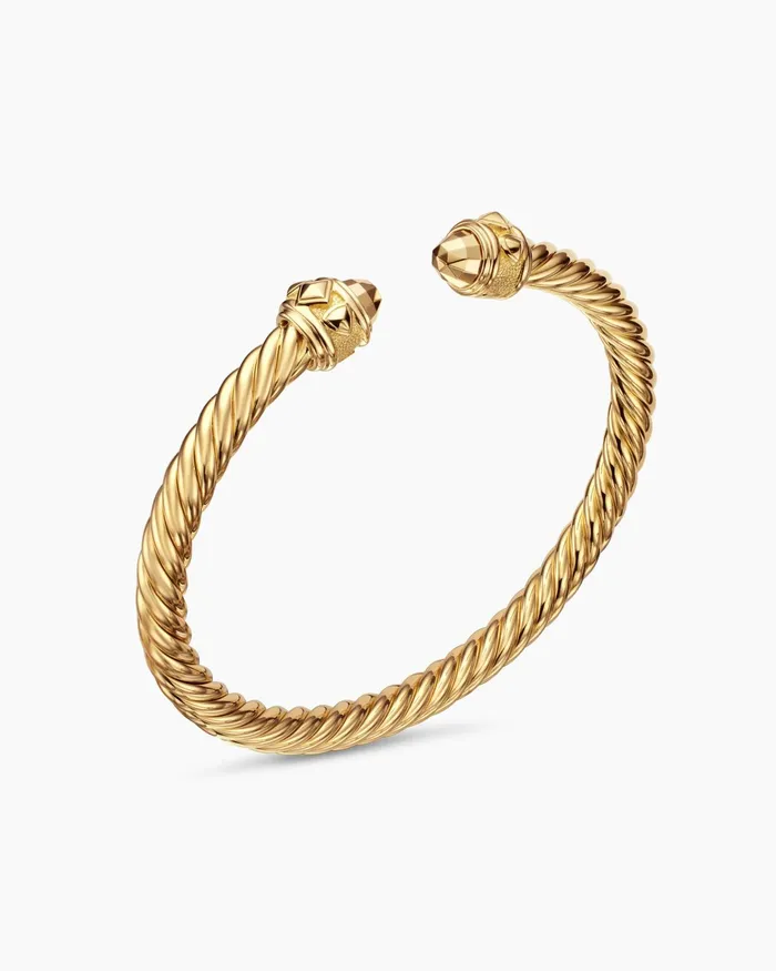 Renaissance Cablespira Bracelet In 18K Yellow Gold 5mm Women David Yurman Cuff