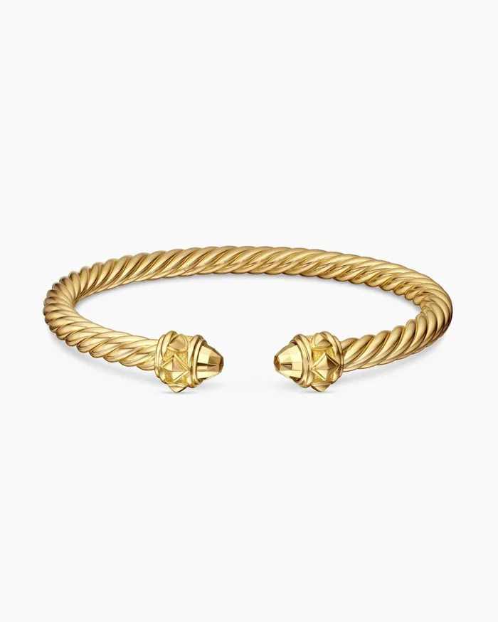 Renaissance Cablespira Bracelet In 18K Yellow Gold 5mm Women David Yurman Cuff