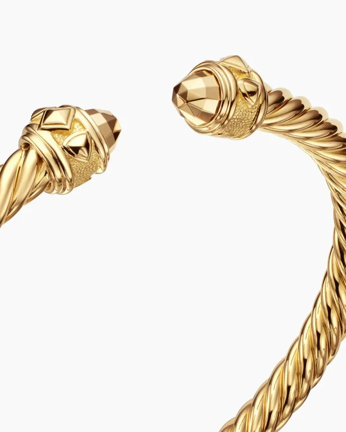 Renaissance Cablespira Bracelet In 18K Yellow Gold 5mm Women David Yurman Cuff