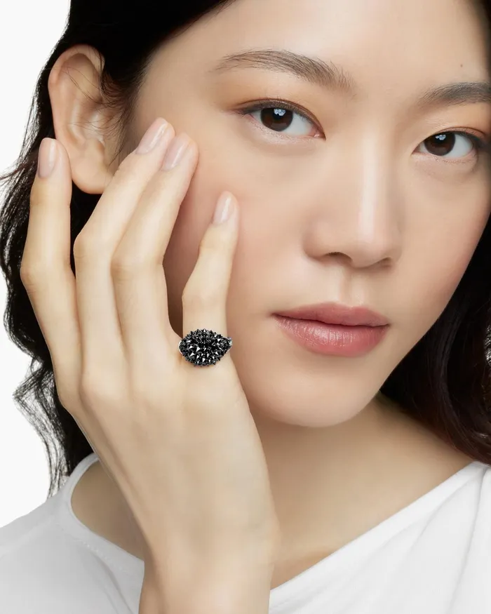 Reverse Set Pav Pinky Ring In 18K White Gold With Diamonds 14mm Women David Yurman Pinky Reverse Set Pav Pinky Ring In 18K White Gold With Diamonds 14mm Women David Yurman Pinky