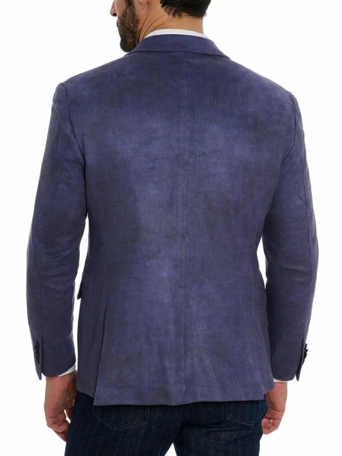 Robert Graham Blazers Men Lubrano Velour Blazer Plum