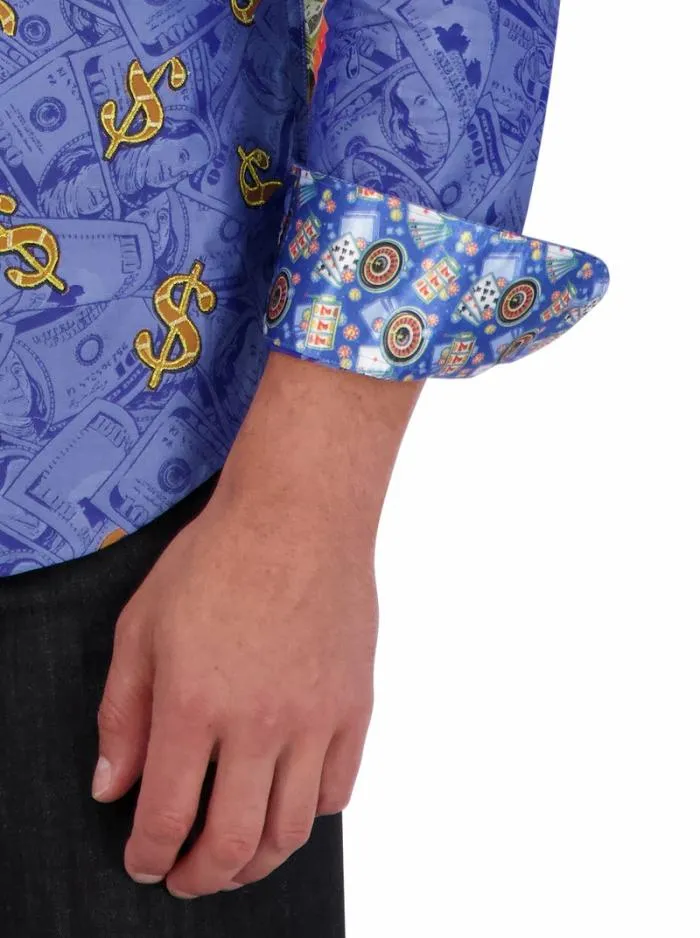 Robert Graham Button Down Shirts Men Limited Edition Bankroll Long Sleeve Button Down Shirt Multi