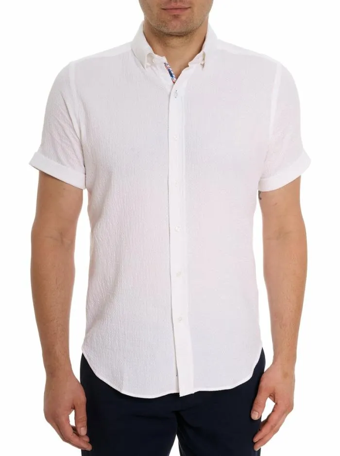 Robert Graham Button Down Shirts Men Reid Short Sleeve Button Down Shirt White Robert Graham Button Down Shirts Men Reid Short Sleeve Button Down Shirt White