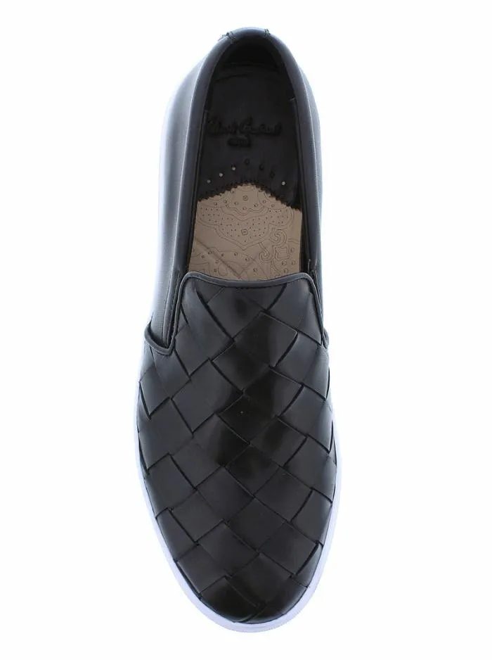 Robert Graham Shoes Men Erosion Slip On Sneaker Black
