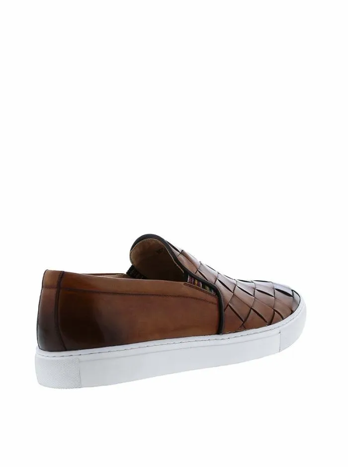 Robert Graham Shoes Men Erosion Slip On Sneaker Black