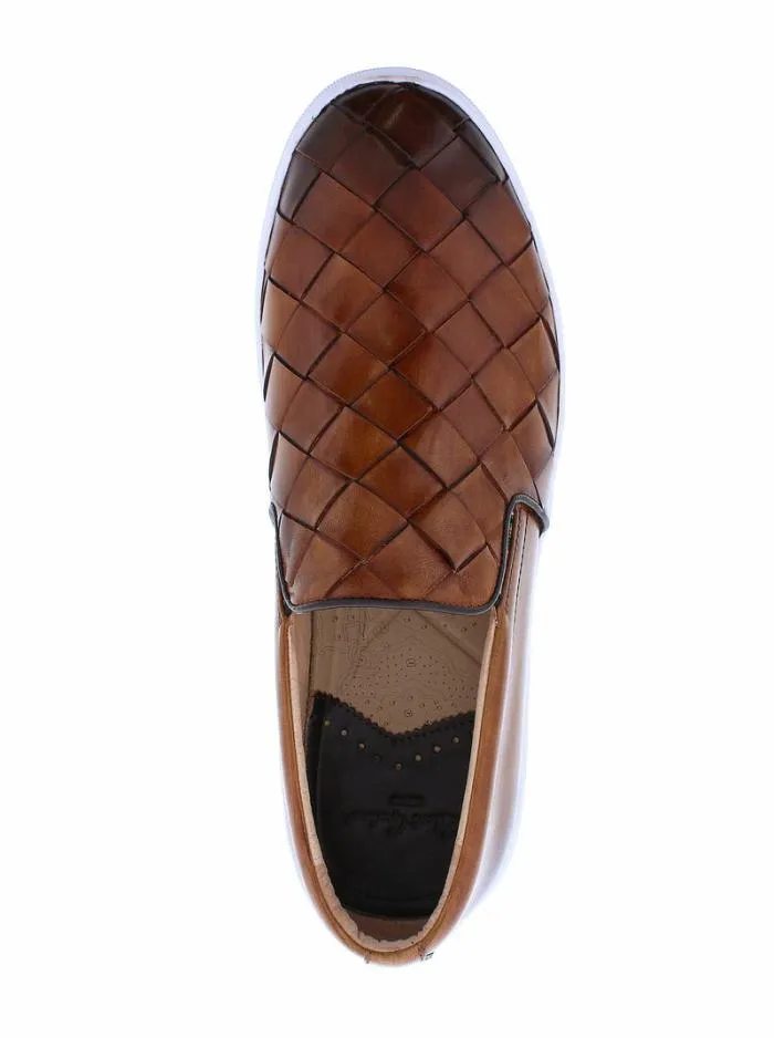 Robert Graham Shoes Men Erosion Slip On Sneaker Black