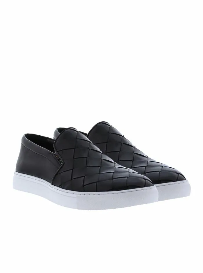 Robert Graham Shoes Men Erosion Slip On Sneaker Black