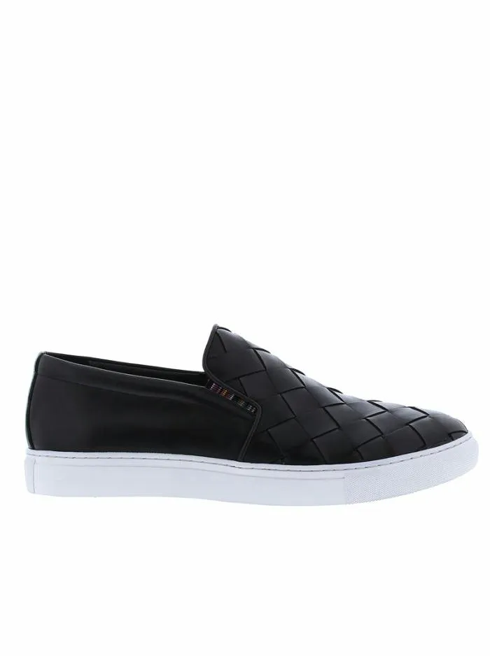 Robert Graham Shoes Men Erosion Slip On Sneaker Black