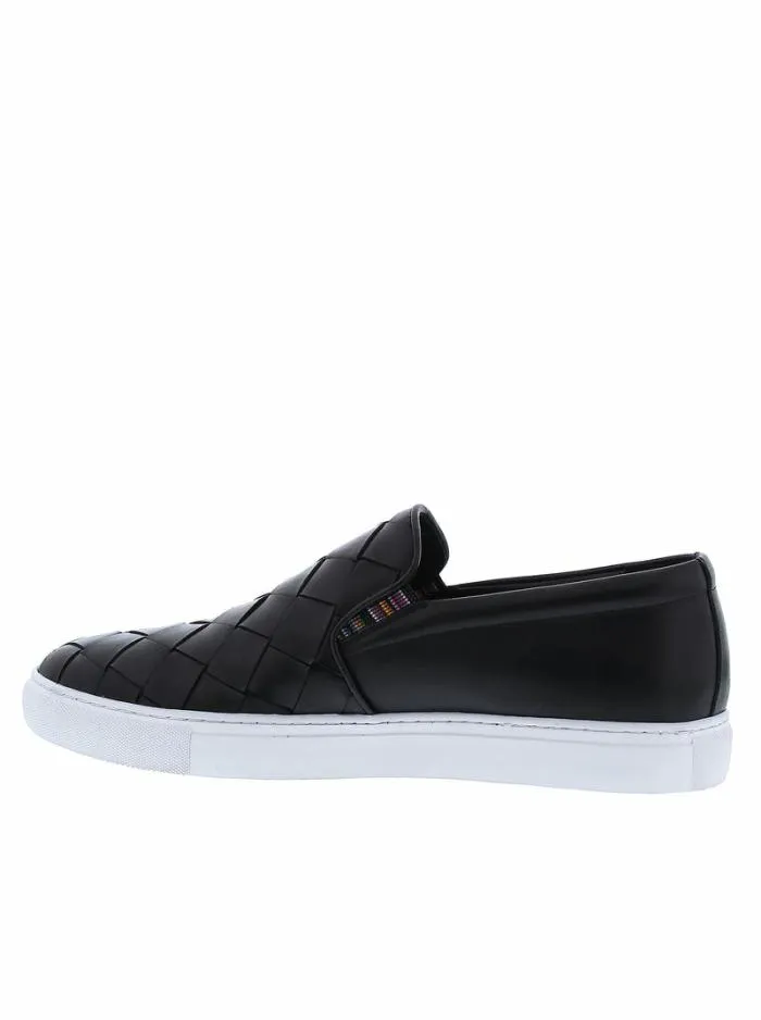 Robert Graham Shoes Men Erosion Slip On Sneaker Black