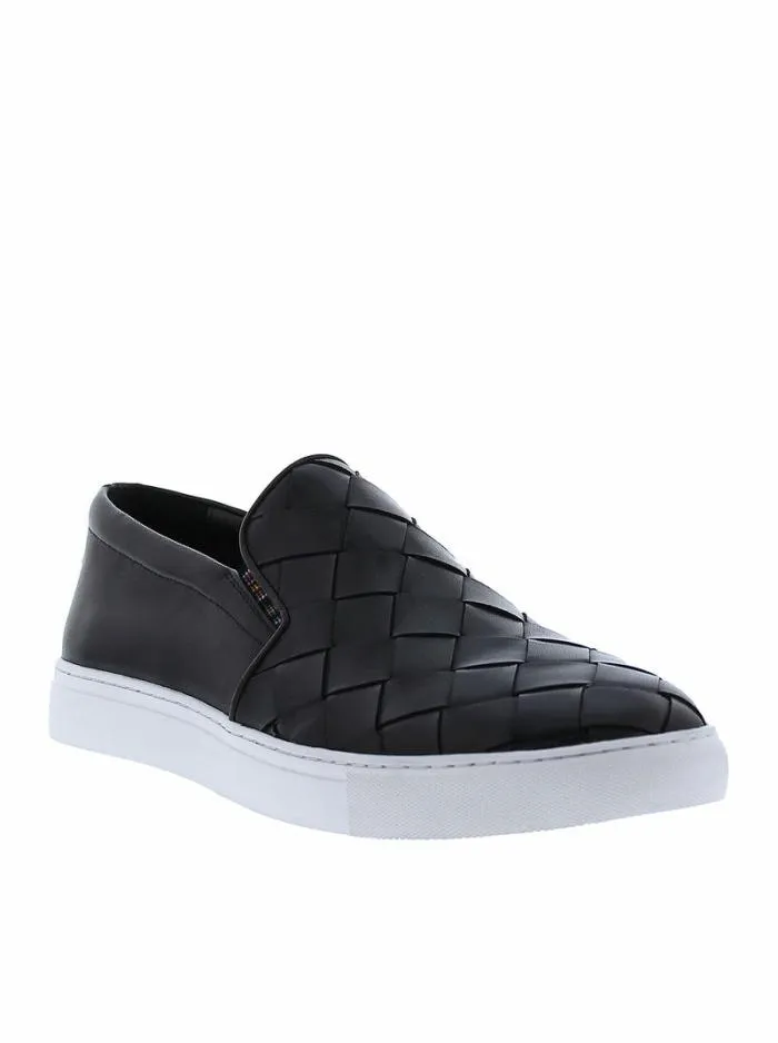 Robert Graham Shoes Men Erosion Slip On Sneaker Black