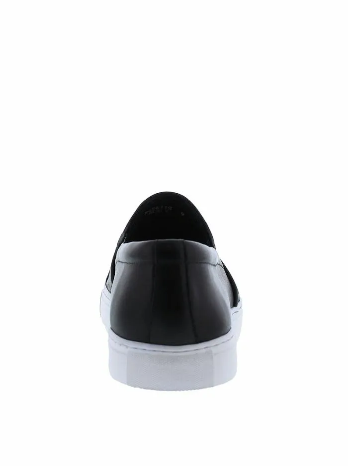 Robert Graham Shoes Men Erosion Slip On Sneaker Black