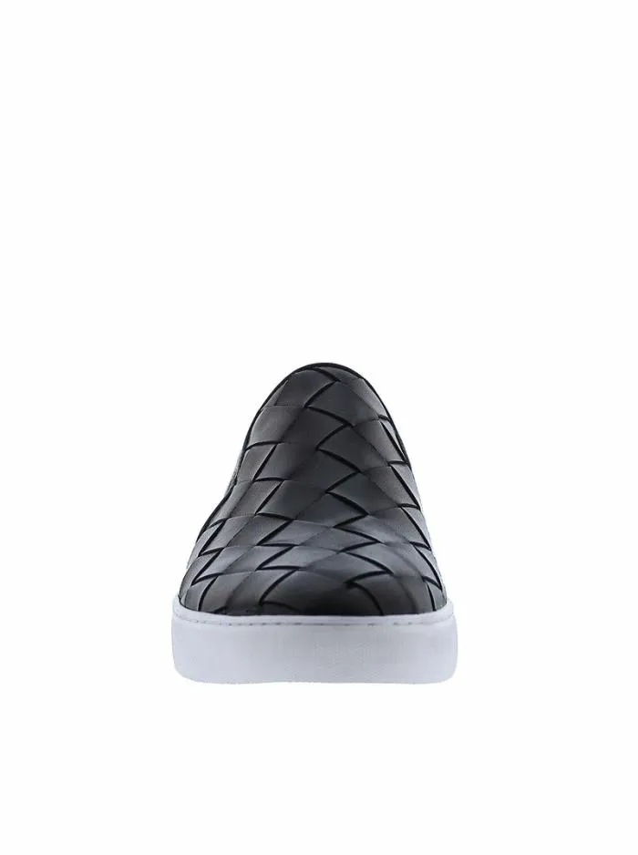 Robert Graham Shoes Men Erosion Slip On Sneaker Black