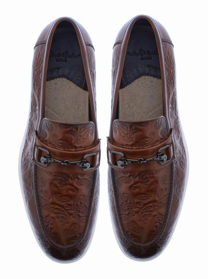 Robert Graham Shoes Men Iznick Loafer Cognac