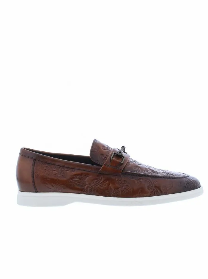 Robert Graham Shoes Men Iznick Loafer Cognac