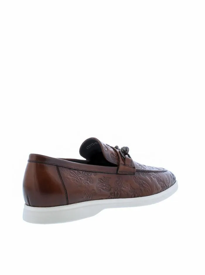 Robert Graham Shoes Men Iznick Loafer Cognac