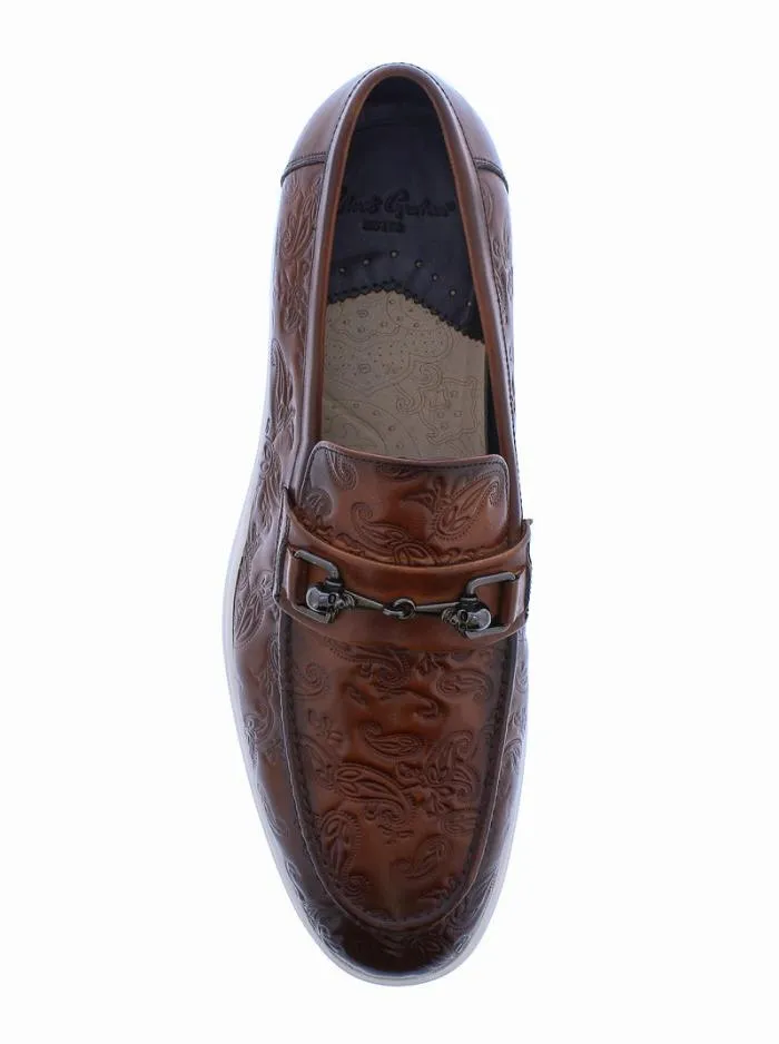 Robert Graham Shoes Men Iznick Loafer Cognac