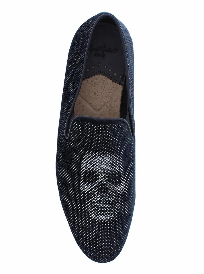 Robert Graham Shoes Men Roxberry Smoking Slipper Black