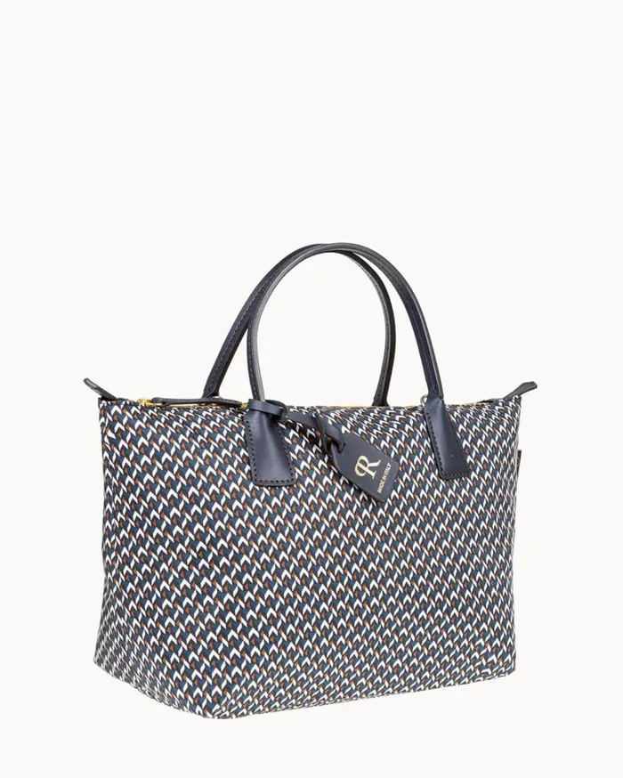 Roberta Pieri Tatami Classic Small Robertina Tote Midnight Blue Women Dooney and Bourke Totes Roberta Pieri Tatami Classic Small Robertina Tote Midnight Blue Women Dooney and Bourke Totes