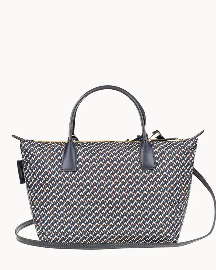 Roberta Pieri Tatami Classic Small Robertina Tote Midnight Blue Women Dooney and Bourke Totes Roberta Pieri Tatami Classic Small Robertina Tote Midnight Blue Women Dooney and Bourke Totes