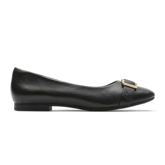 Rockport Flats Women Zoie Ring Ballet Flat Black