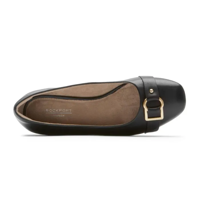 Rockport Flats Women Zoie Ring Ballet Flat Black