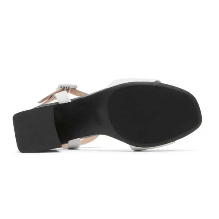 Rockport Heels Women Farrah 2Strap Heel Whiteblack
