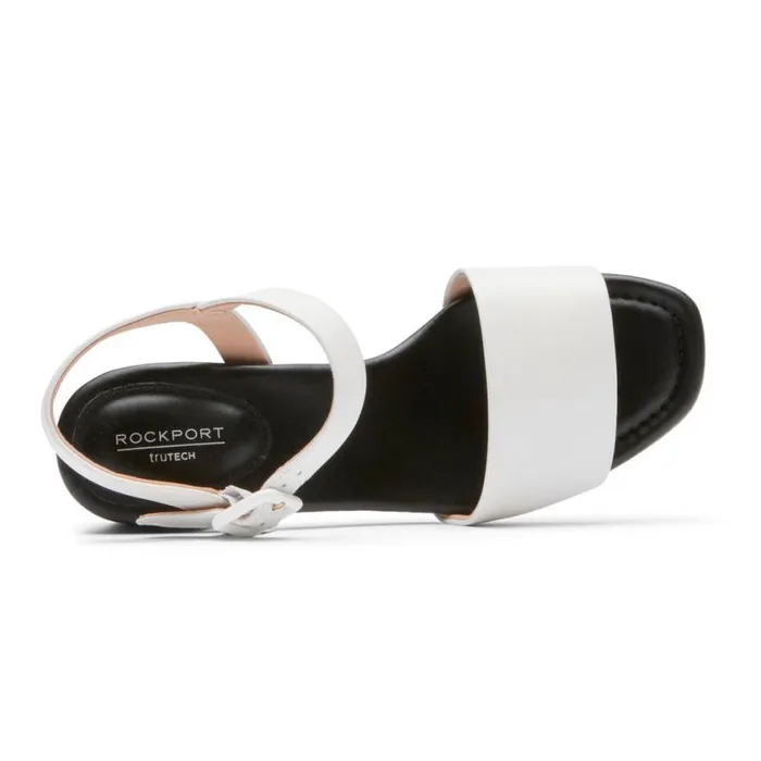 Rockport Heels Women Farrah 2Strap Heel Whiteblack