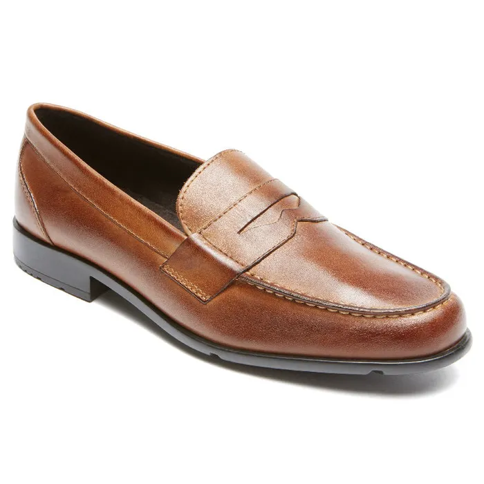 Rockport Loafers and SlipOns Men Classic Penny Loafer Cognac