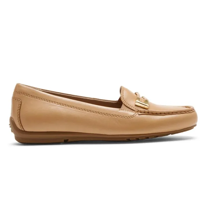 Rockport Loafers Women Total Motion Driver Ornament Loafer Macadamia