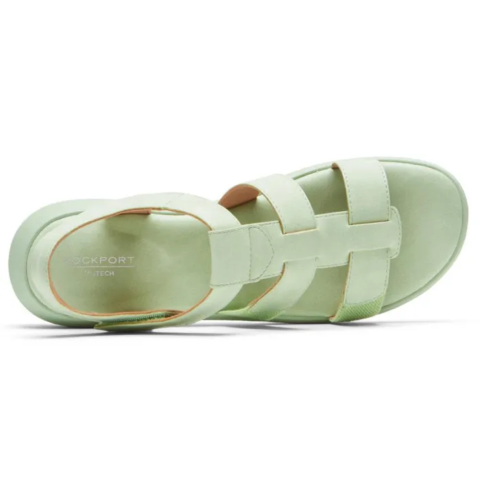 Rockport Sandals and Wedges Women Abbie TStrap Sandal Celery