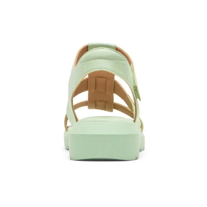 Rockport Sandals and Wedges Women Abbie TStrap Sandal Celery