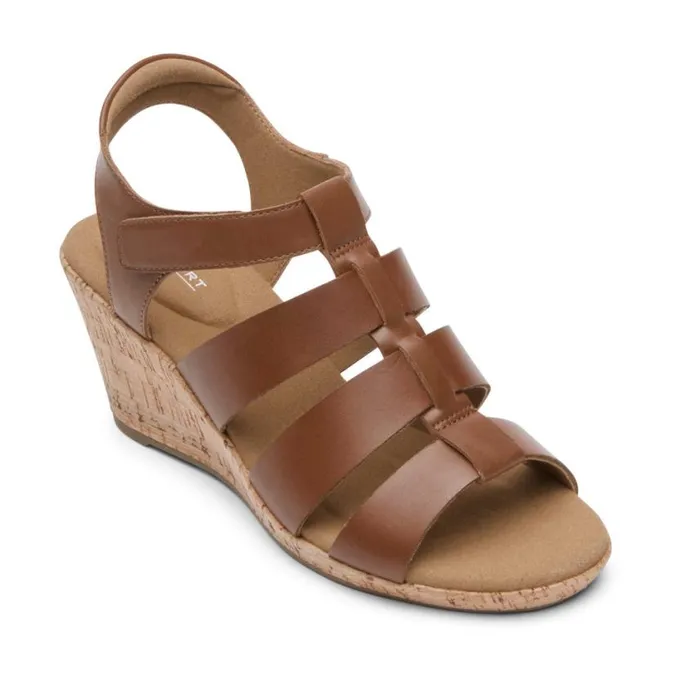 Rockport Sandals and Wedges Women Briah New Gladiator Sandal Tan
