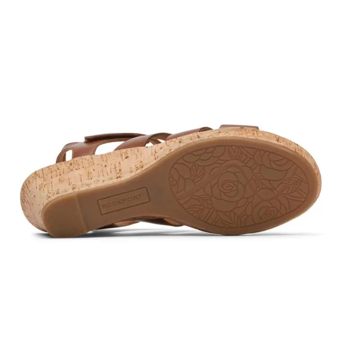 Rockport Sandals and Wedges Women Briah New Gladiator Sandal Tan