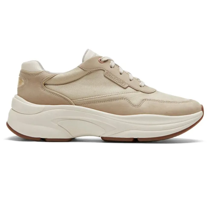 Rockport Sneakers Women Prowalker NEXT Sneaker Taupe Nubucktextile