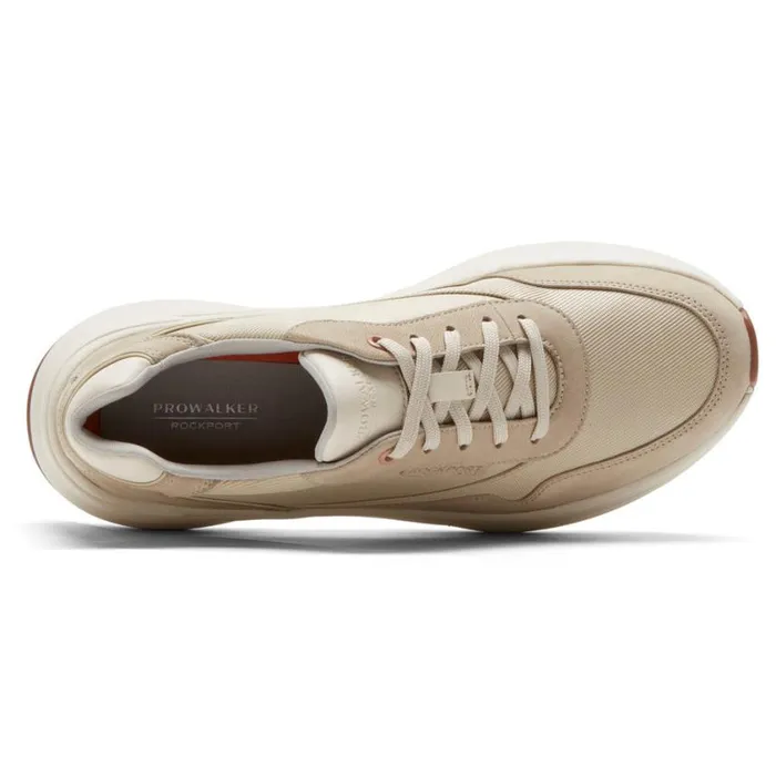 Rockport Sneakers Women Prowalker NEXT Sneaker Taupe Nubucktextile