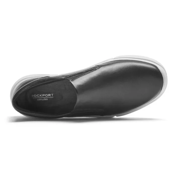 Rockport Sneakers Women REvolution Washable SlipOn Sneaker Black Washable Wwhite Sole