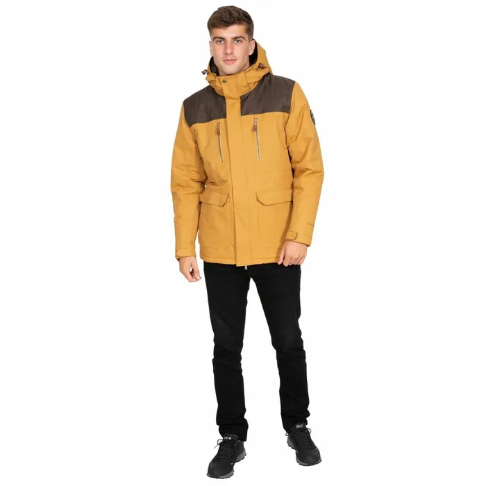 Rockwell DLX Breathable Waterproof Jacket Sandstone Men Trespass Parka Jackets Rockwell DLX Breathable Waterproof Jacket Sandstone Men Trespass Parka Jackets