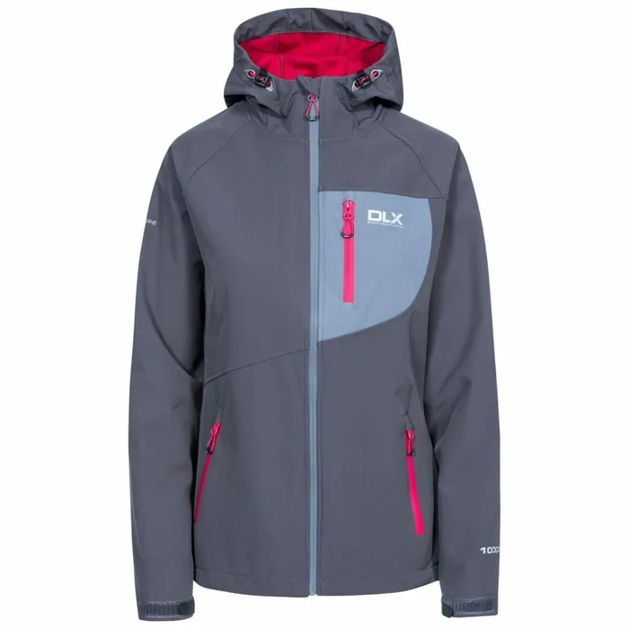 Ronda DLX Breathable Softshell Jacket Carbon Women Trespass Softshell Jackets