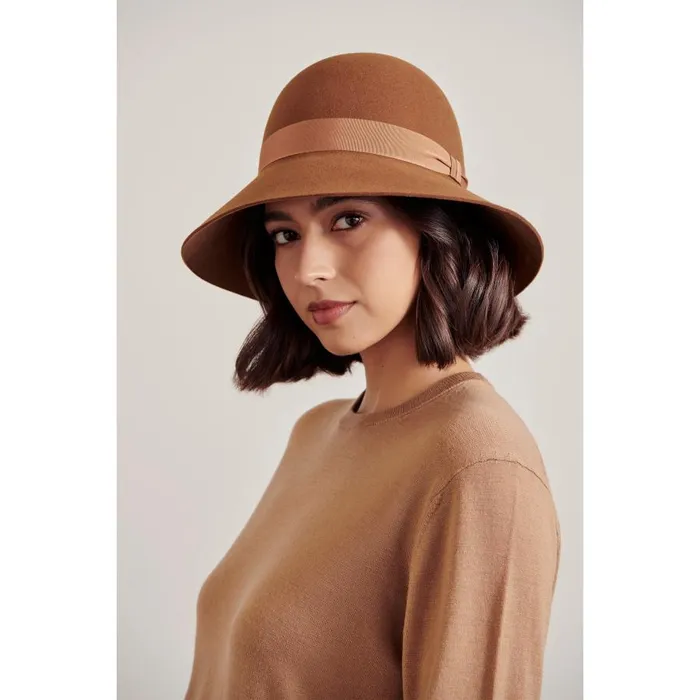Round Crown Hats Helen Kaminski Joyce Camelcamel