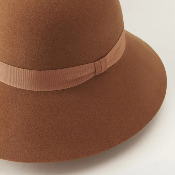 Round Crown Hats Helen Kaminski Joyce Camelcamel