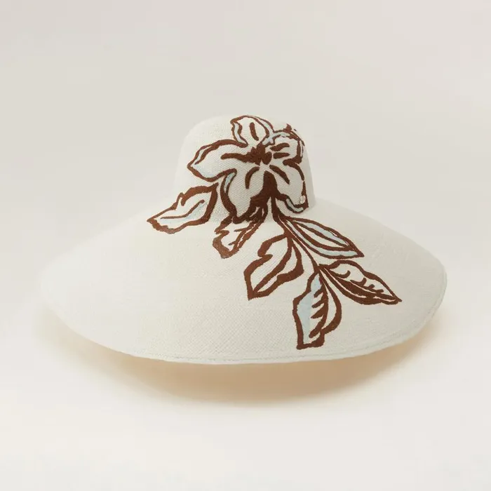 Round Crown Hats Helen Kaminski Leandra Chalk Nutshell