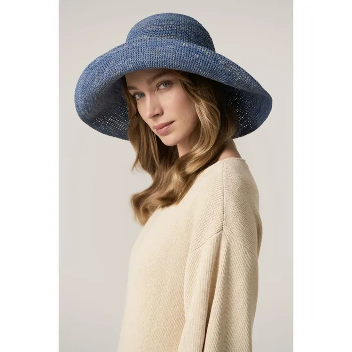 Round Crown Hats Helen Kaminski Provence 12 Sapphire